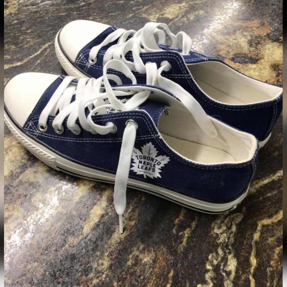 Toronto Maple Leafs custom made shoes
